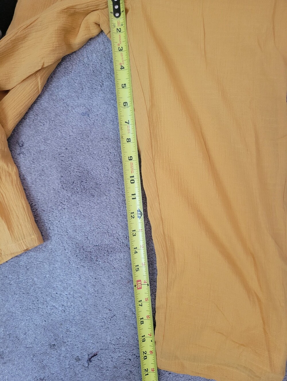 NWT Lulus Golden Yellow Flutter Sleeve Jumpsuit - Picture 8 of 10